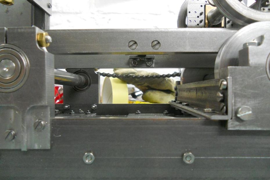 Dampflokmodell S10 Prüfstand, während der Bearbeitung