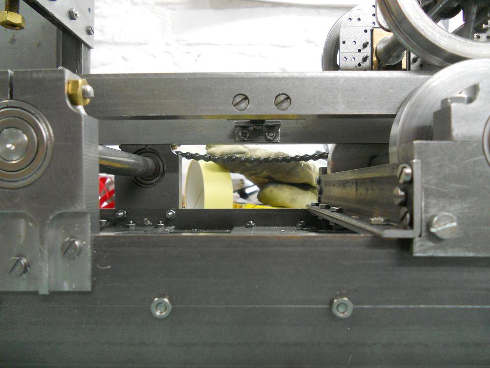 Dampflokmodell S10 Prüfstand, während der Bearbeitung