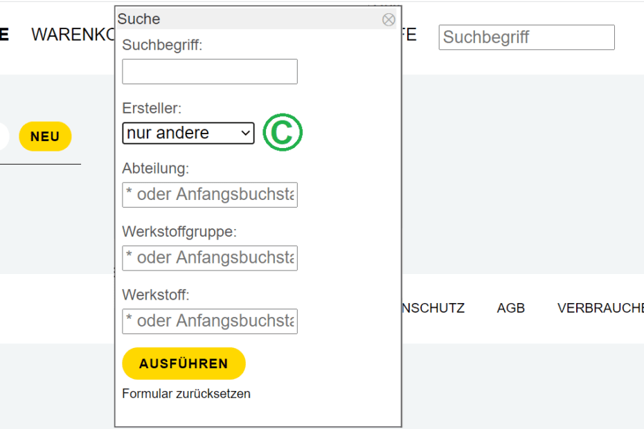 Screenshot-Anleitung, Vorbild suchen, Schritte A,B,C